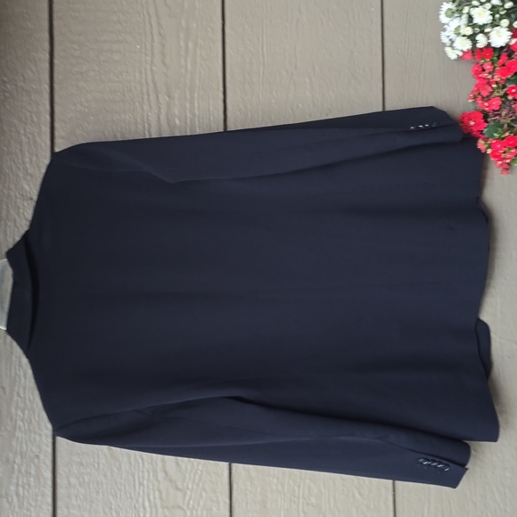 Ann Taylor The Cutaway Black Long Line Blazer 6 - Picture 6 of 8